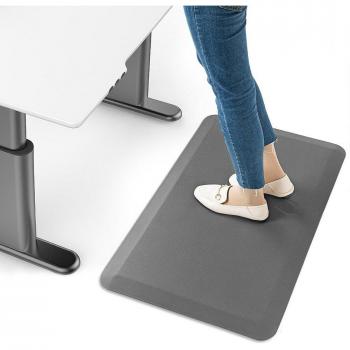 Paillasson antidérapant en cuir PU, épaisseur 1,8 cm, imperméable, anti-fatigue, pour cuisine