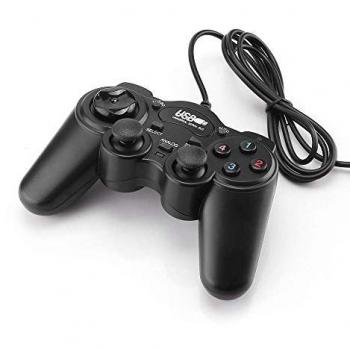 Manette USB Universelle – Jeu vidéo, Mac & PC – Joystick de Précision (Noir)