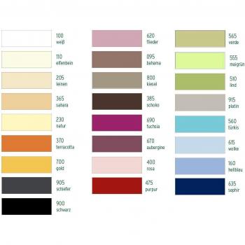 Couverture de coussin Estella Anthracite : jersey anti-pli
