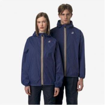 Giubbotto K‑Way Uomo Blu Cobalto Ultralight Le Vrai 4.0 Claude