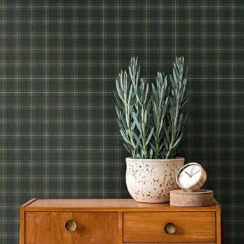Tapisserie à Motif Écossais pour Salon