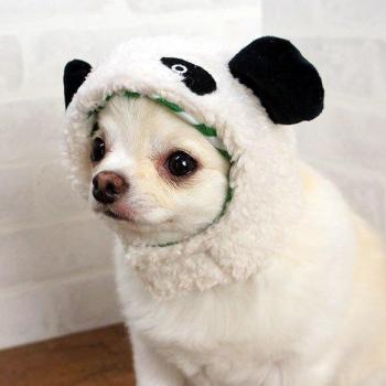 Thick Warm Panda Hat for Pets