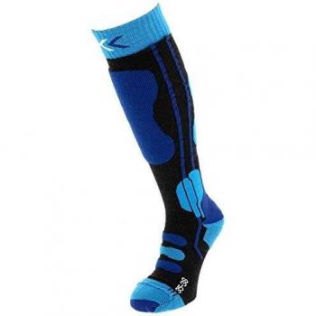 XS Bionic Ski Pro Socks for Kids – Black/Blue