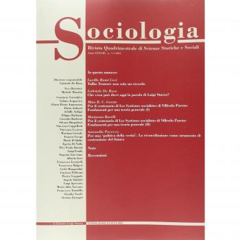 Sociologia. Rivista quadrimestrale di scienze storiche e sociali