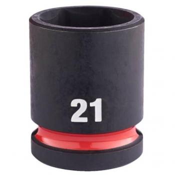 Milwaukee ½” Shockwave Socket Courte – 21 mm