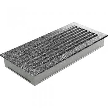 Cache d’aération FRESH 17×37 Noir et Argent – Version Argente