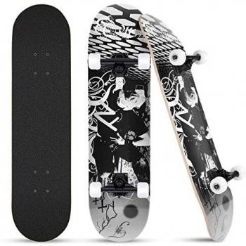 FONTE S1 7 Layer Maple Skateboard for Boys and Girls
