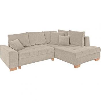 L-Form Ecksofa Nikita II von INOSIGN, mit Ottomane rechts