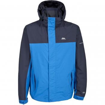 XXS Trespass Phelps Herren‑Jacke – Wasserdichte Regenjacke – Bright Blue