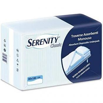 Serenity Housse Matelas Incontinence 80x180Cm 15uts