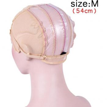 Gorra para Peluca Alileader Ajustable S/M/L, 1 Unidad, Tapa de Base Negra