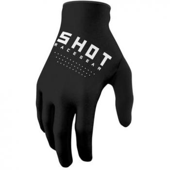 Gants de motocross Shot Draw Noir XL Unisexe