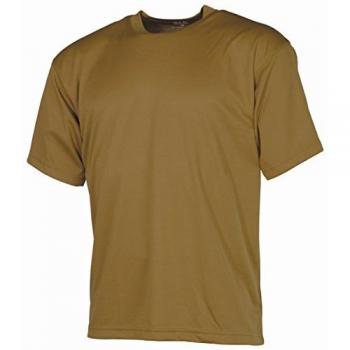 MFH Taktisches T-Shirt Coyote Tan mit Rundhalsausschnitt