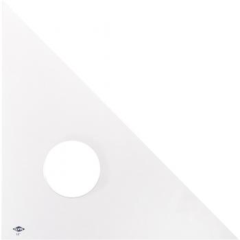 Alvin 12-Inch Acrylic Triangle 45/90 Degrees