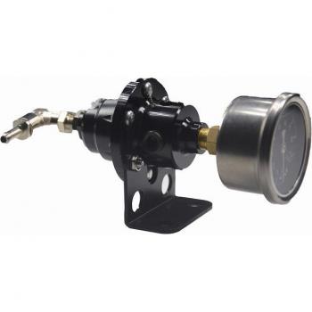 Régulateur de pression de carburant aluminium réglable universel avec kit jauge – Bleu