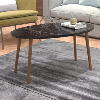 Tavolino da Salotto Ovale 'Sindal' 41 x 90 x 50 cm