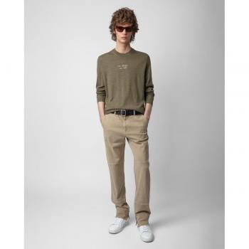 Zadig & Voltaire Light Beige Regular Fit Pants
