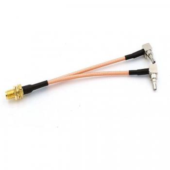 Conector RF SMA macho a TS9/SMA/CRC9 hembra para dispositivos 3G 4G