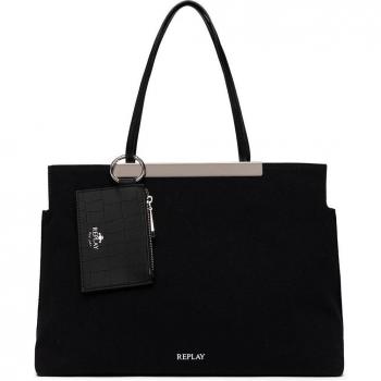 Bolso Negra Replay – Bolsa de Hombro con Tiro