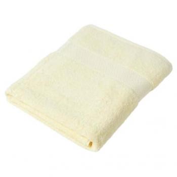 Super Soft Thick Lemon Yellow Turkish Cotton Bath Sheet Towel