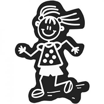 Decalcomania Bambina Ballando