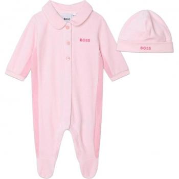Pijama de Bebé Niña BOSS Kidswear con Gorrito a Juego