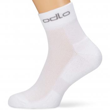 Odlo Unisex Sport Socken MID X-LIGHT 3er-Pack, Weiß, 42-44