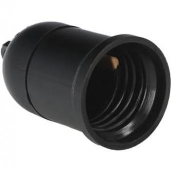 Portalámparas 4A E27 Color Negro