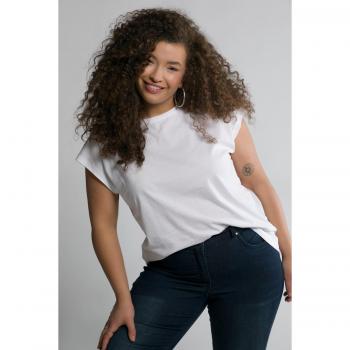 Schwarzes T-Shirt für große Größen, Damen, Größe: 58/60, Baumwolle, Studio Untold