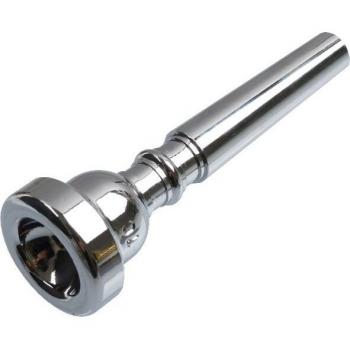 3Pcs Silver Trumpet Mouthpieces with Gold Accents (3C, 5C, 7C)