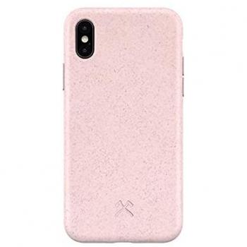 Woodcessories GreenCase (iPhone X, iPhone XS), nachhaltige Hülle, Rosa