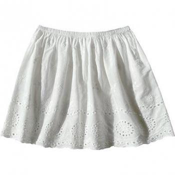 Lace‑Edge White Slip
