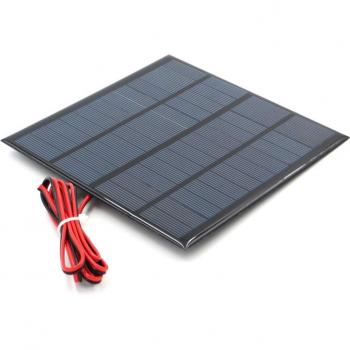 12V 18V Solar Panel with 100/200cm Wire for Mini DIY Battery Charger