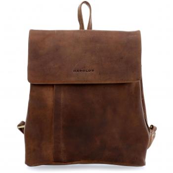 Sac à dos cuir Harold's Antik 32 cm – Marron – Femme – Natur