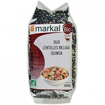 Lentilles Béluga et Quinoa Bio 500g