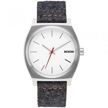 Nixon Zeit-Teller A045‑2476 Herren 37 mm, 10 ATM – Grau/Tan