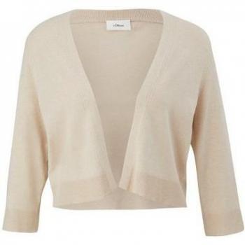 S.Oliver BLACK LABEL Strickjacke mit offener Front, Größe 46