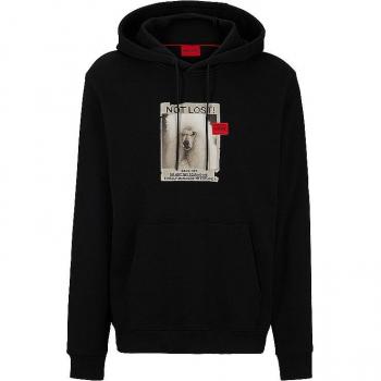 HUGO DREEF Sweatshirt Schwarz Relaxed Fit XL Herren