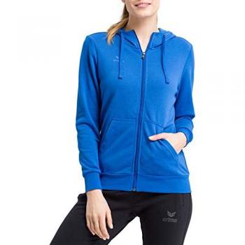 Damen-Kapuzenpulli mit Reißverschluss Erima Basic Bleu 36