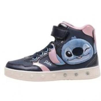 Skylin Girls Baskets Lumineuses Bleu Rose 28