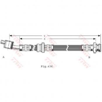 TRW PHD480 Hochdruck-Bremsschlauch