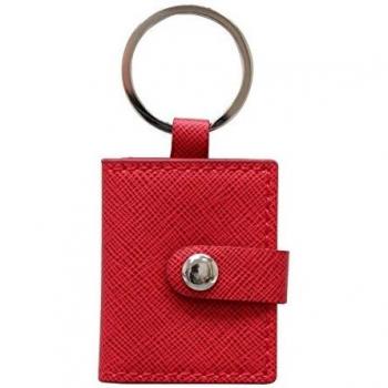 Deknudt Leder‑ oder Kunstleder‑Schlüsselanhänger S59NS4 – Rote Edition