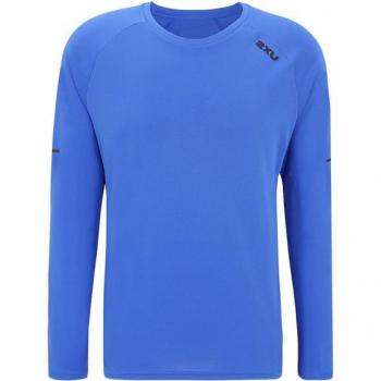 Male Aero Long Sleeve 2XU Nebula Black Reflective Size M
