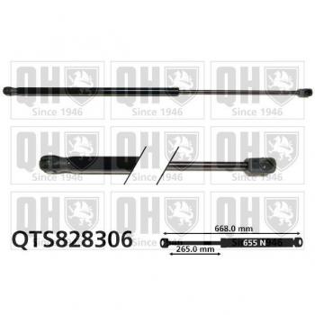 Quinton Hazell QTS828306 Amortecedor para mala