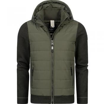 Ragwear Doryan Jacket en Tonos Gris Oscuro y Oliva