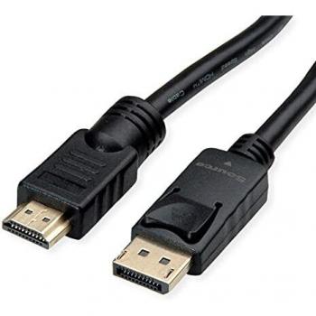 ROLINE 11.04.5777 Videokabel-Adapter 10 m HDMI Typ A (Standard) DisplayPort Schwarz