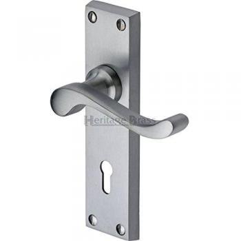 Double Lever Bedding Lock – Bedford Satin Chrome
