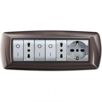 Living Placca 7P – Alluminio Life Mod Notte