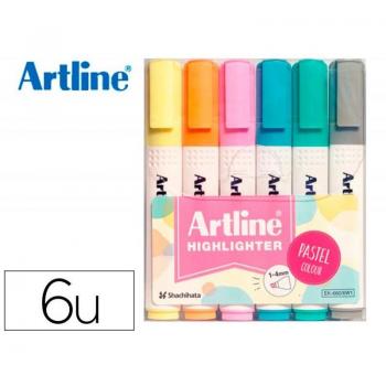 Pastelli Evidenziatori 4 mm, Artline 660 – Astuccio da 6