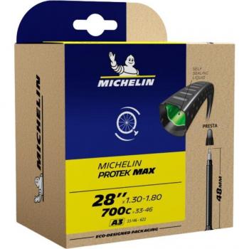 Cámara Michelin Protek Max 28x1.30-1.80 Schrader 48 Mm